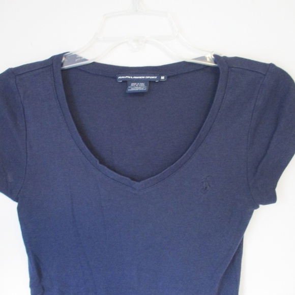 Womens Medium V Neck Short Sleeve T Shirt Lot of 3 Blue and Red  Sz Medium - Picture 5 of 5